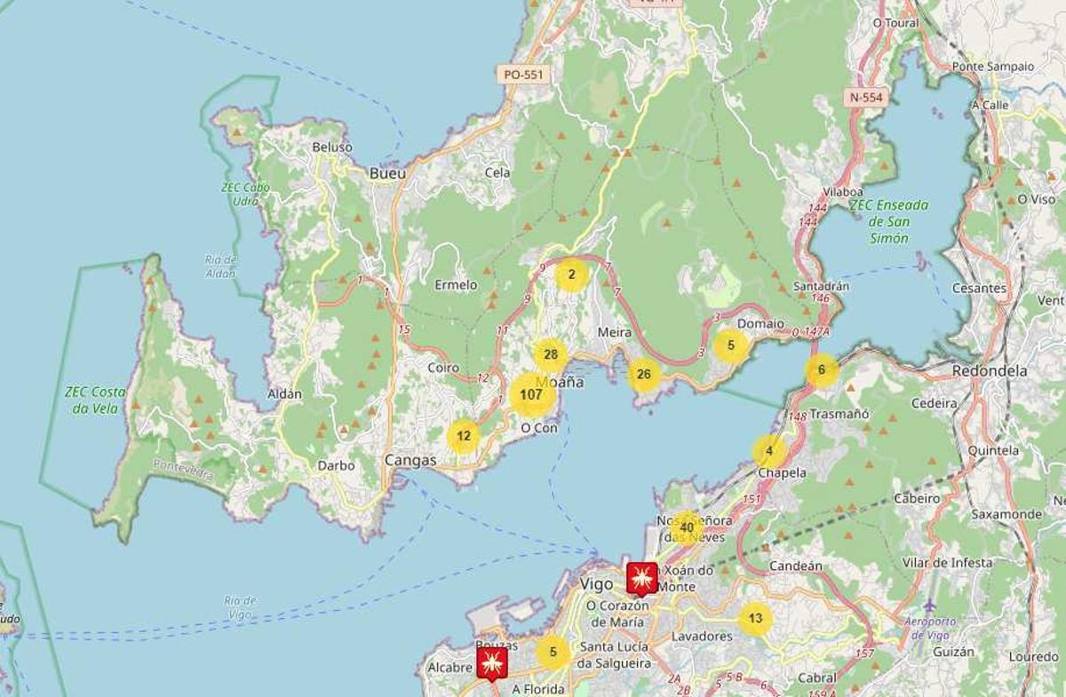 Alertas de mosquito tigre en el entorno de la ría de Vigo