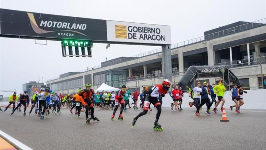 1.200 deportistas en La Invernal en Motorland