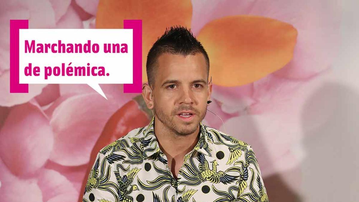 David Muñoz durante un evento con bocadillo Cuore