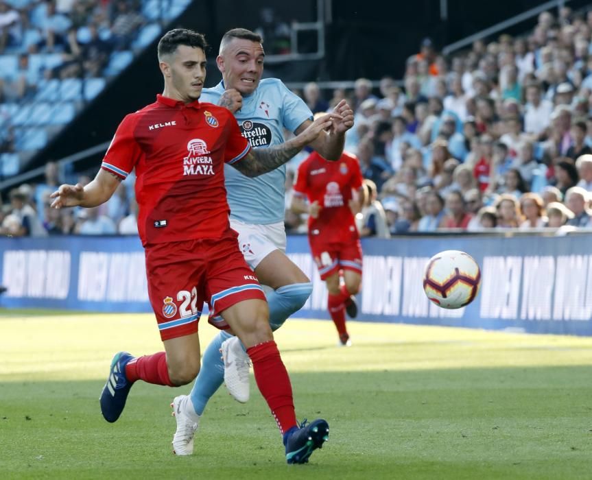 Las mejores fotografías del primer partido de Liga que midió a celestes y a pericos en Balaídos.