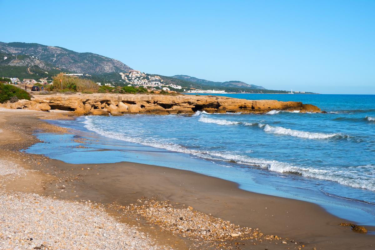 Playa del Carregador en Alcossebre