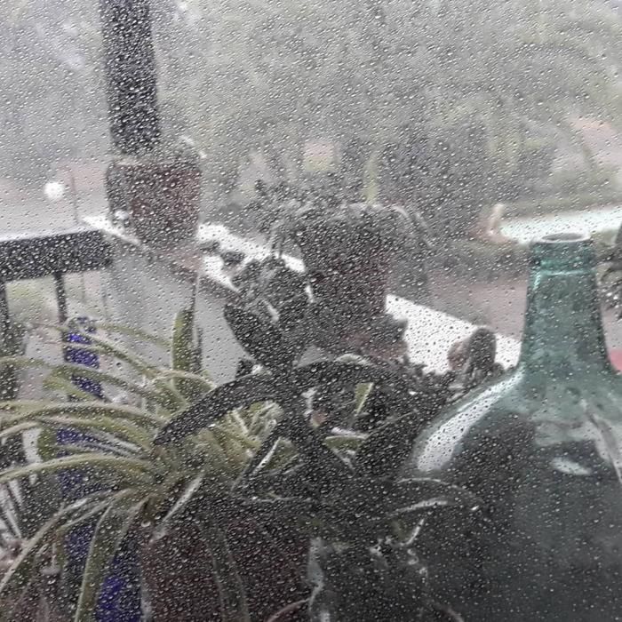 Gewitterregen über dem Gebiet von Cala Ratjada