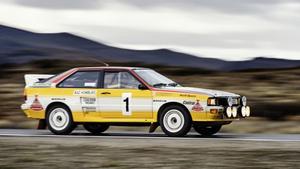 Uno de los coches más míticos con el motor de 5 cilindros es el Audi quattro A2 del Group B de rallyes de 1983
