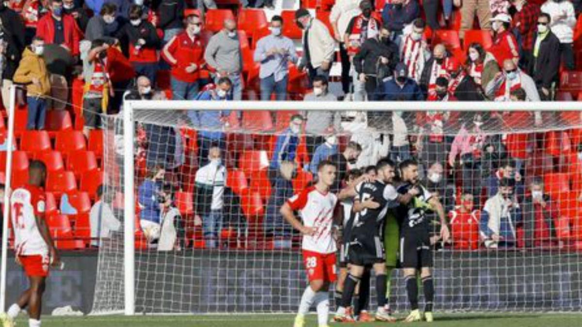 El Cartagena celebra el 0-1 | LALIGA