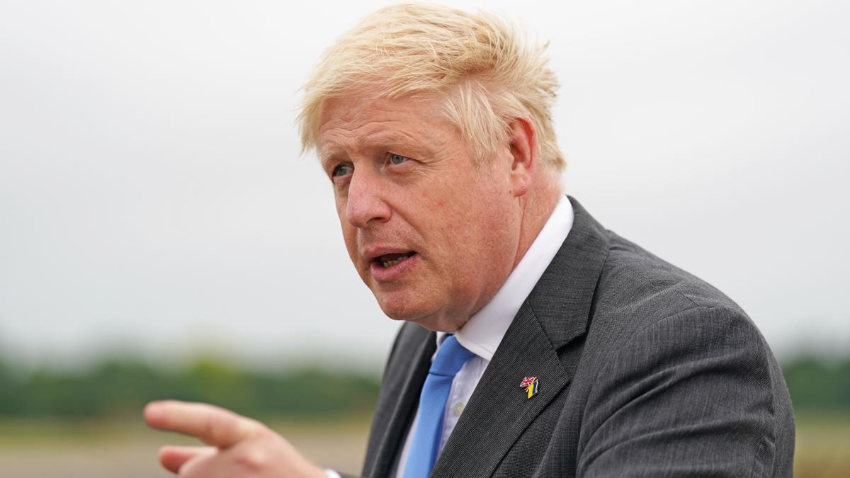 El primer ministro de Reino Unido, Boris Johnson.