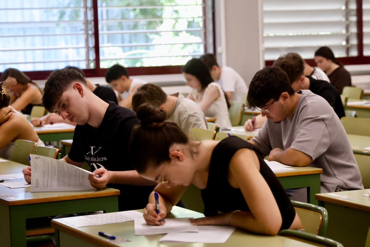 Examen de Castellano de la convocatoria extraordinaria de la PAU.