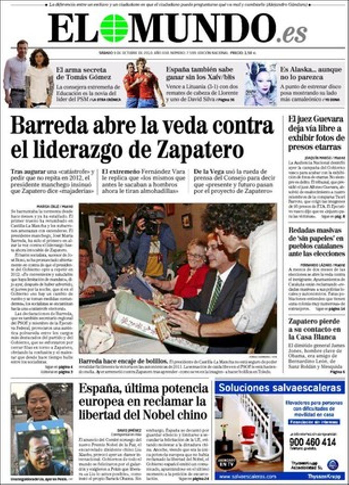 El Mundo, 09-10-2010.