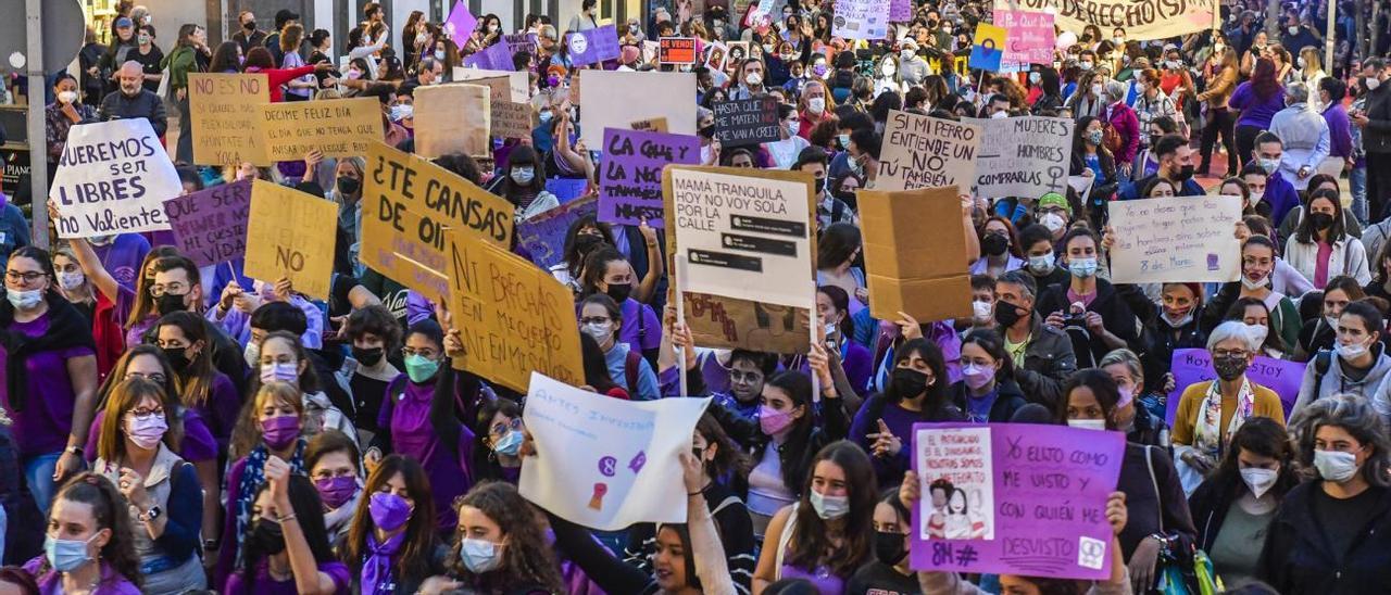 El 8-M retoma las calles de Las Palmas de Gran Canaria