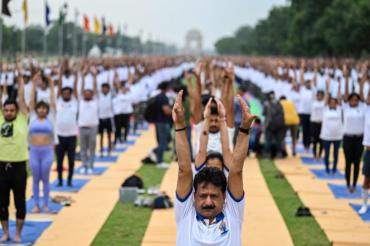 Día Internacional del Yoga en la India