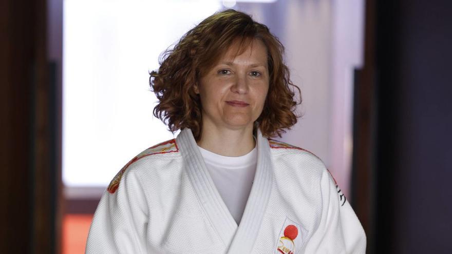 Amelia Fernández Cano, en Oviedo.