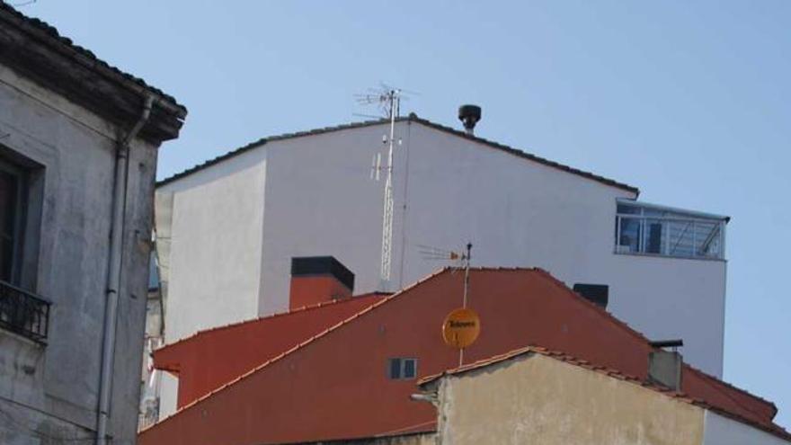 Un solar en el casco antiguo de Pola de Siero.