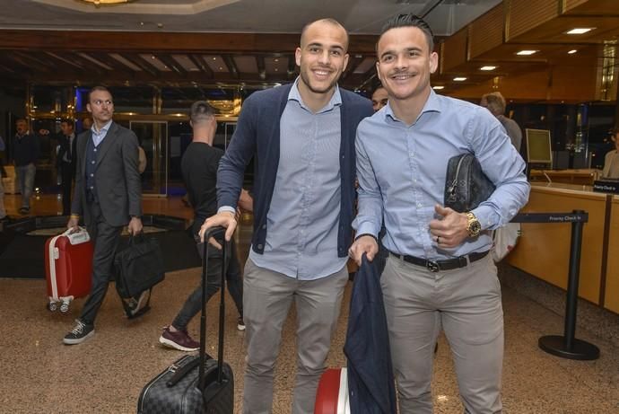 16/02/2018 SAN AGUSTIN. LLegada del Sevilla FC al Hotel Melía Tamarindo. FOTO: J. PÉREZ CURBELO