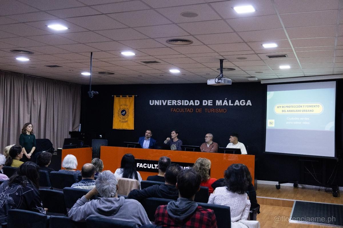 Presentación en la UMA del borrador de la Ley de Protección y Fomento del Arbolado Urbano de Andalucía.