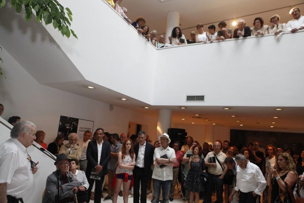 Inauguración de la exposición de Alejandro Mieres en el Museo Baroja