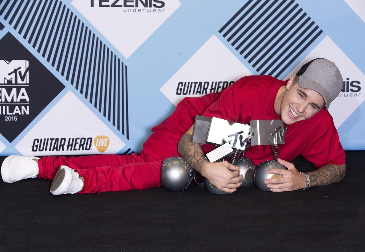 MTV EMA 2015, Justin Bieber con premios