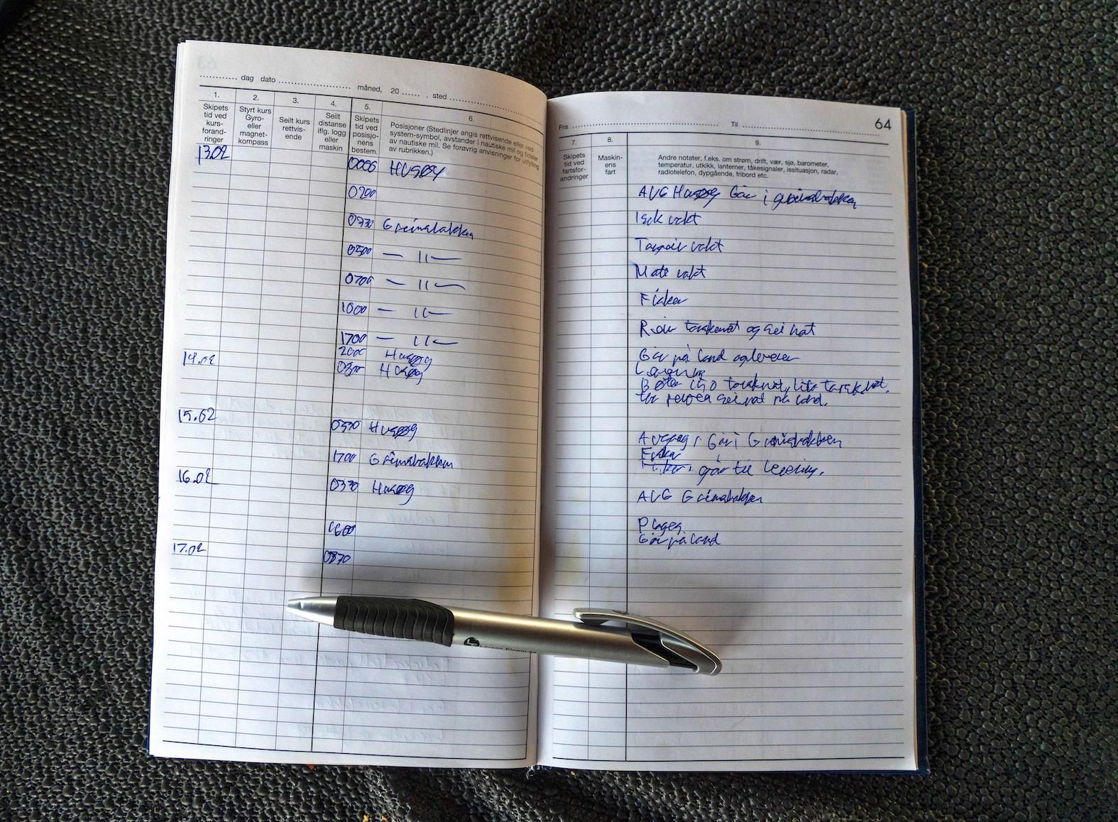 Cuaderno de bitácora