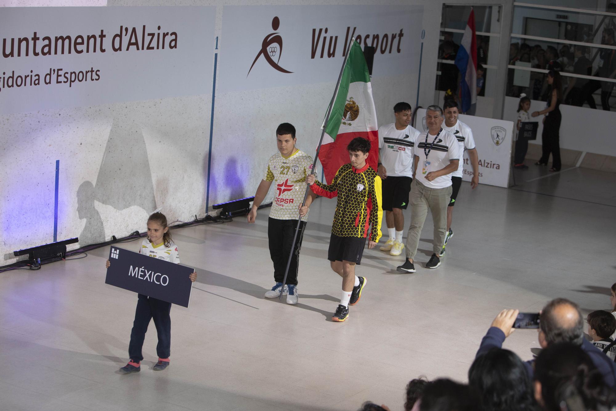 Las mejores imágenes de la gala inaugural del Mundial de Pilota de Alzira