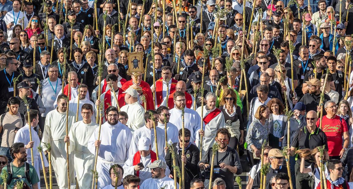 La Peregrina de la Santa Faz en 2026.