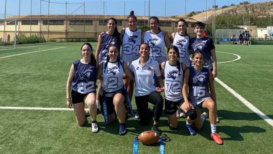 Equipo de Málaga Corsairs de Flag Footbal.