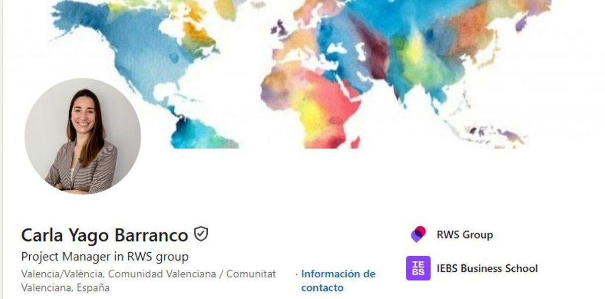 Carla Yago tiene un perfil profesional muy internacional