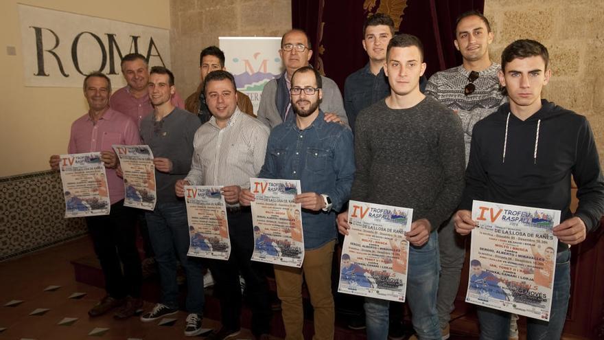 El Trofeu Mancomunitat de la Costera abre hoy en la Llosa centrado en el raspall