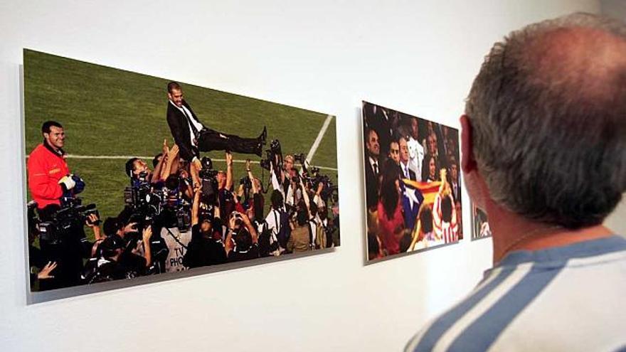 Entre las fotos destaca la celebración del F.C Barcelona, tras ganar la Copa del Rey.