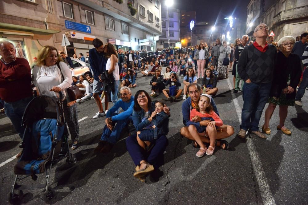 Espectáculo de luz en Pontevedra // N.Parga