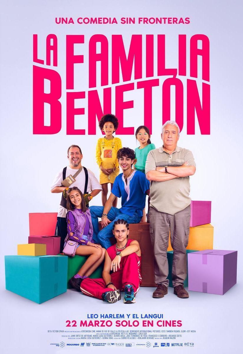 Cartel de la comedia española, La familia Benetón.