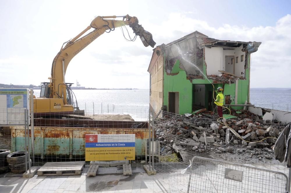 La playa de Compostela de Vilagarcía despide a su acuario