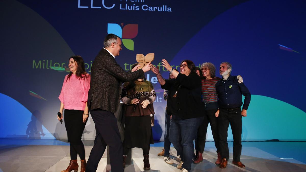 La Fundació Carulla entrega el Premi Lluís Carulla al proyecto L’Inevitable, Festival d’Arts Comunitàries de Salt, este martes 19 de noviembre en Barcelona.