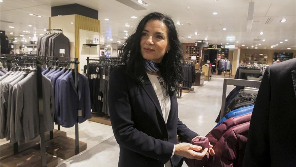 Fátima Díaz, trabajadora de El Corte Inglés.