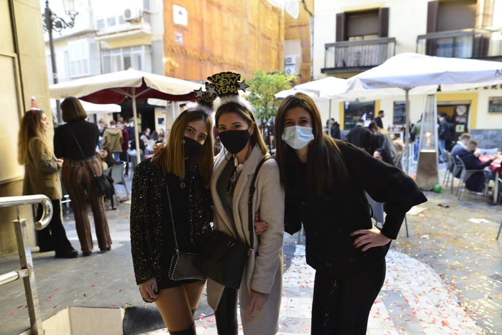 Ambiente festivo en Cartagena el último día del año