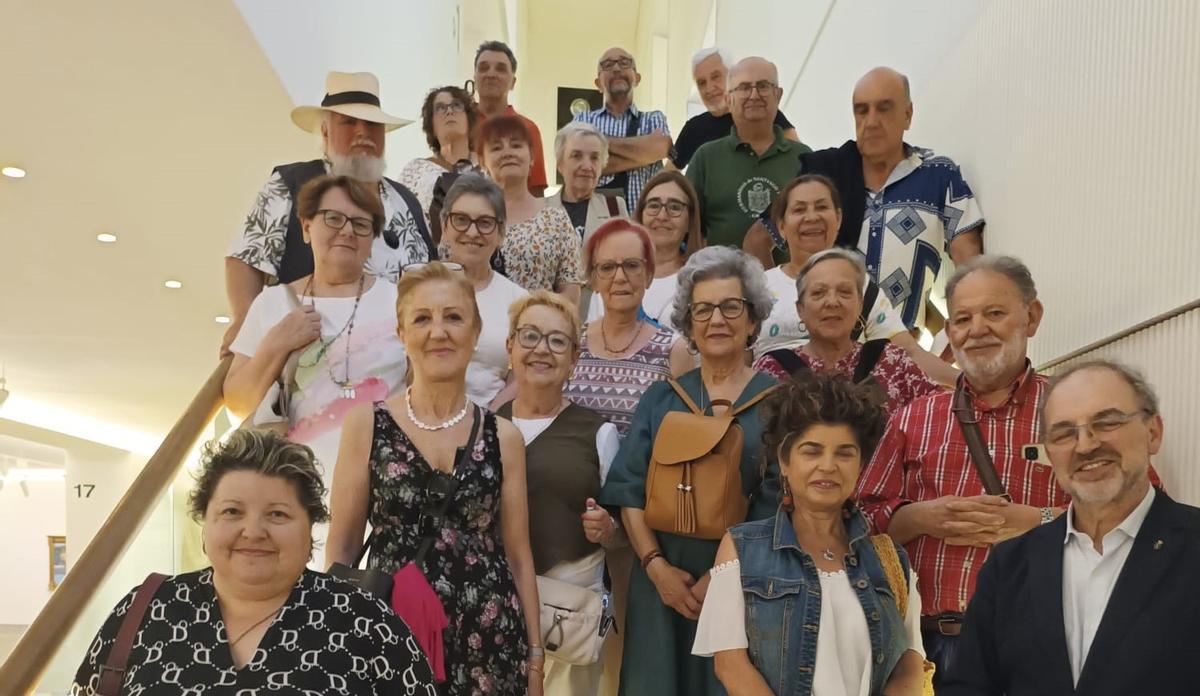 El grupo que asistió a la visita.