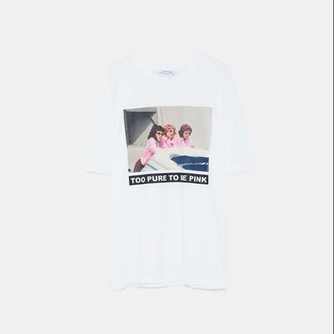Camiseta Pink Ladies de Grease, de Zara