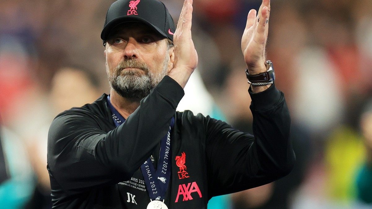 Klopp, con la medalla de plata de la Champions