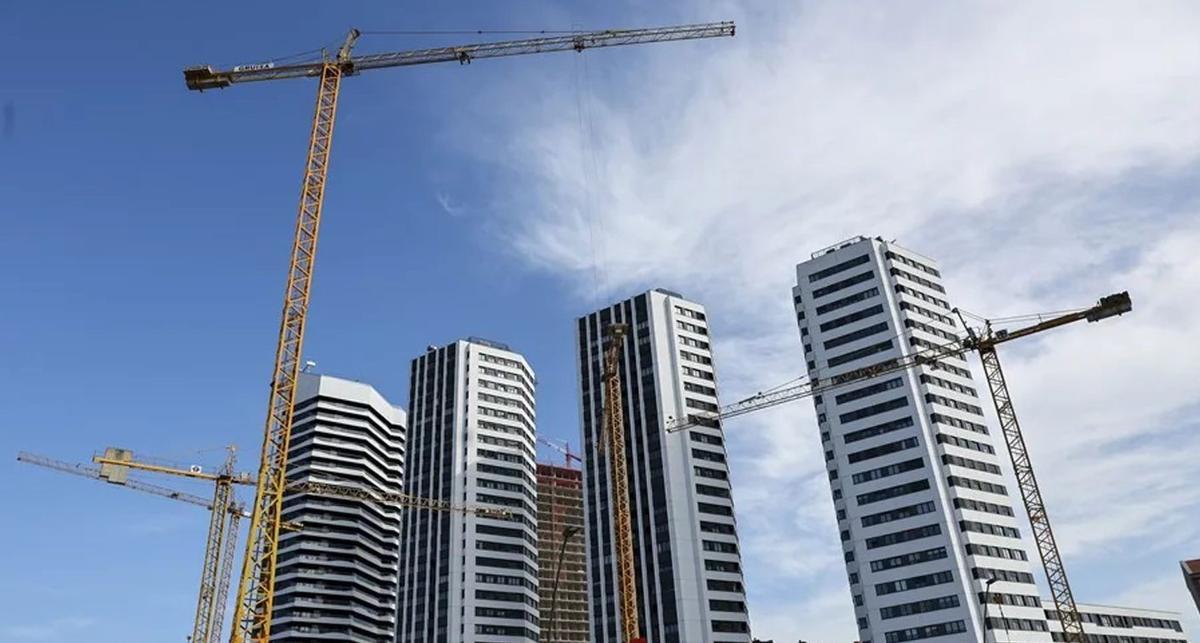 Vivienda en construcción, en una imagen de archivo