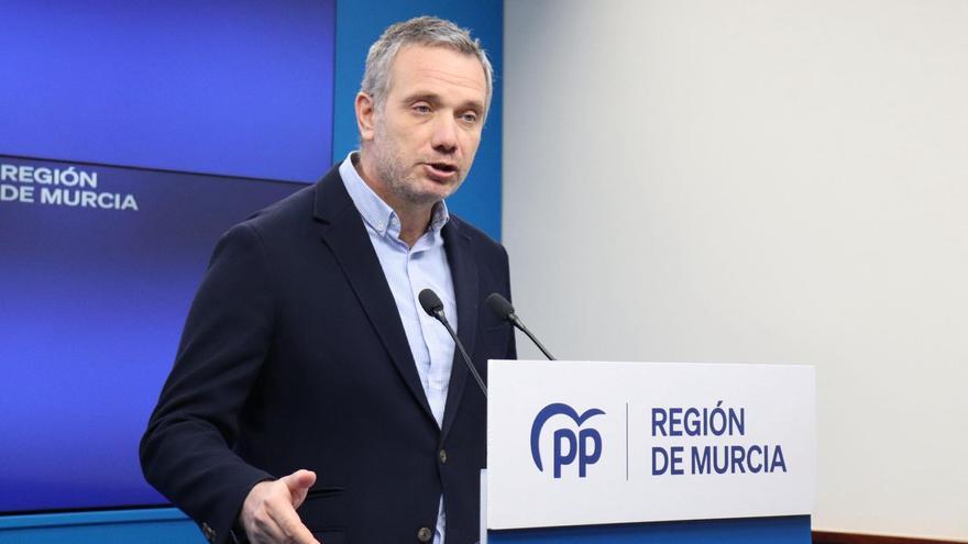 Joaquín Segado, portavoz del PP en la Asamblea.