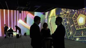 Sala inmersiva en el Florida 6.0, el centro de transformación digital de LHospitalet.