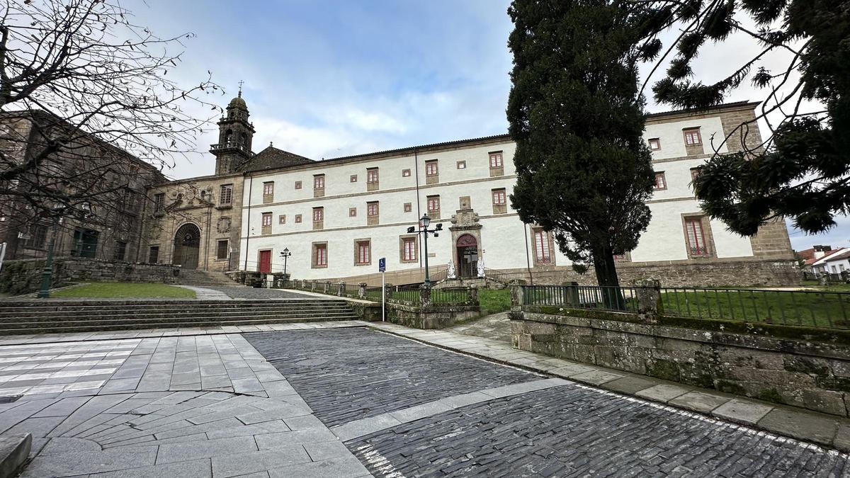 O edificio do Museo do Pobo Galego, en Bonaval