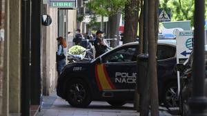 Un coche de la Policía Nacional en Salamanca.
