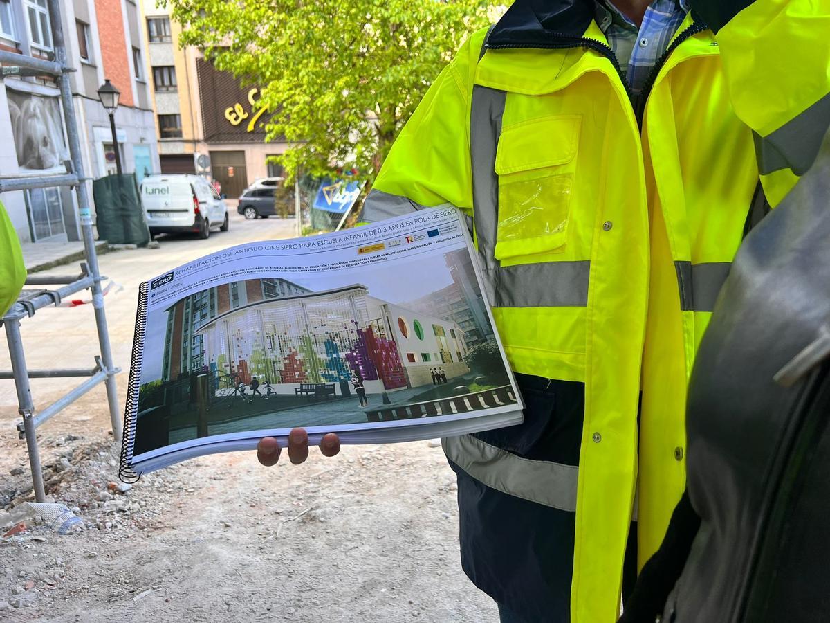 Así avanza la obra de "Los polesinos", futura escuela de 0 a 3 de La Pola