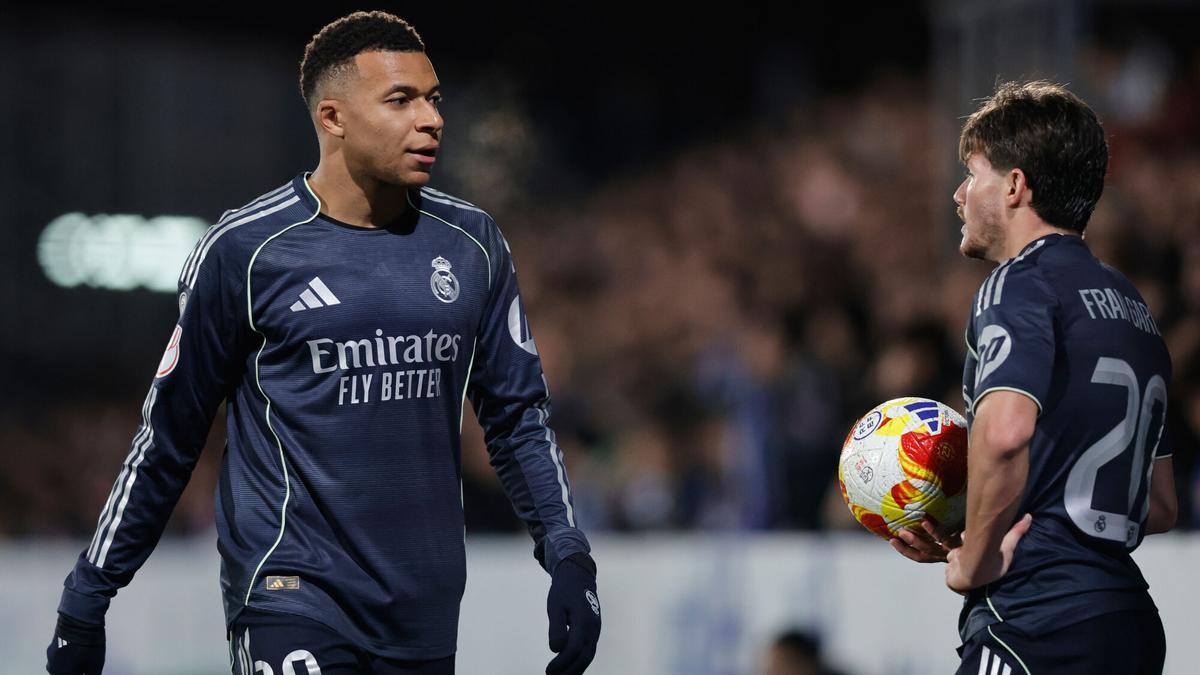 Mbappé, junto a Fran Garcia en Talavera