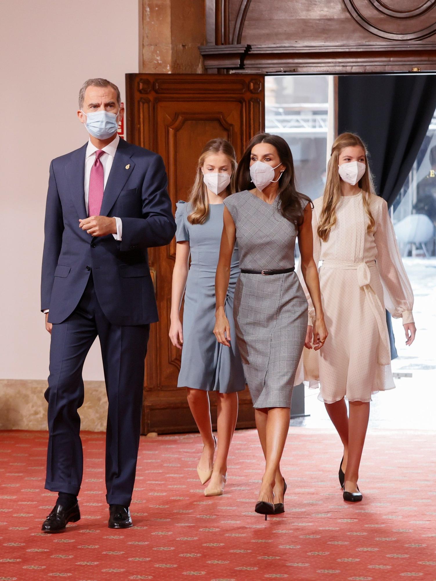 El look de la Familia Real durante las audiencias en el Reconquista