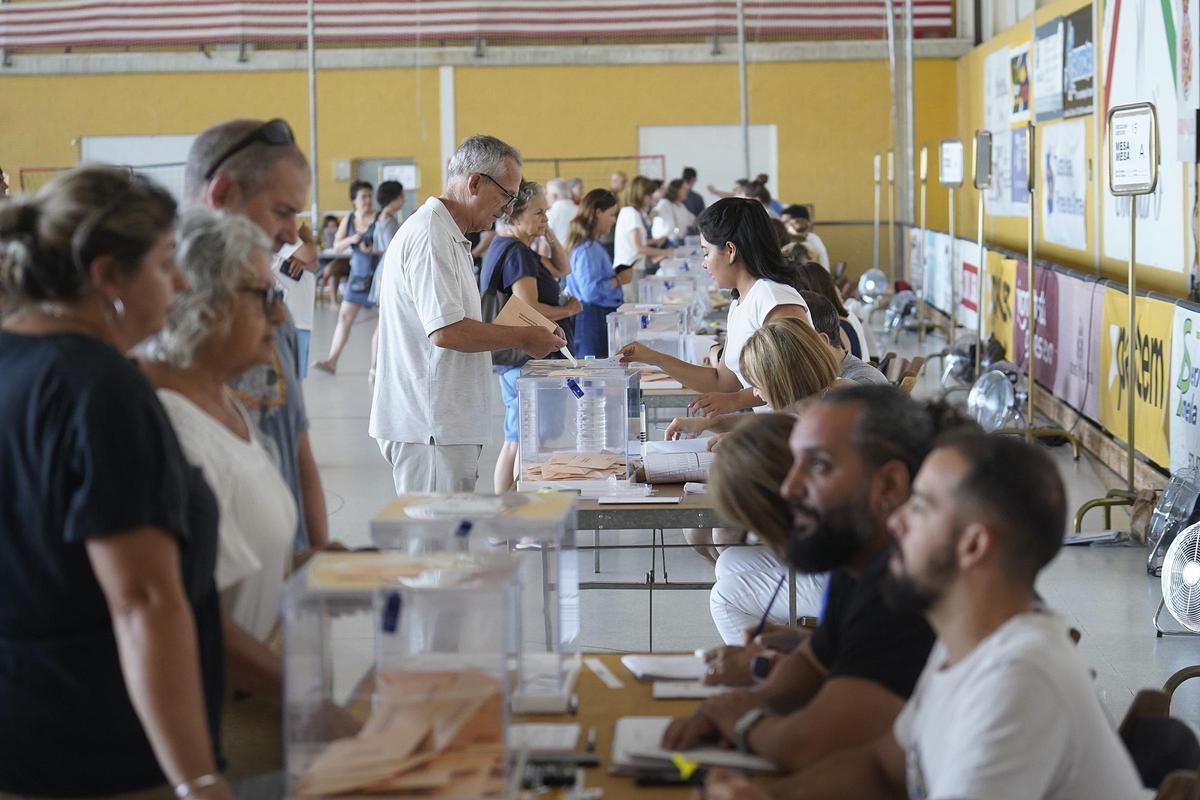 Votacions a la ciutat de Girona, en una imatge d'arxiu