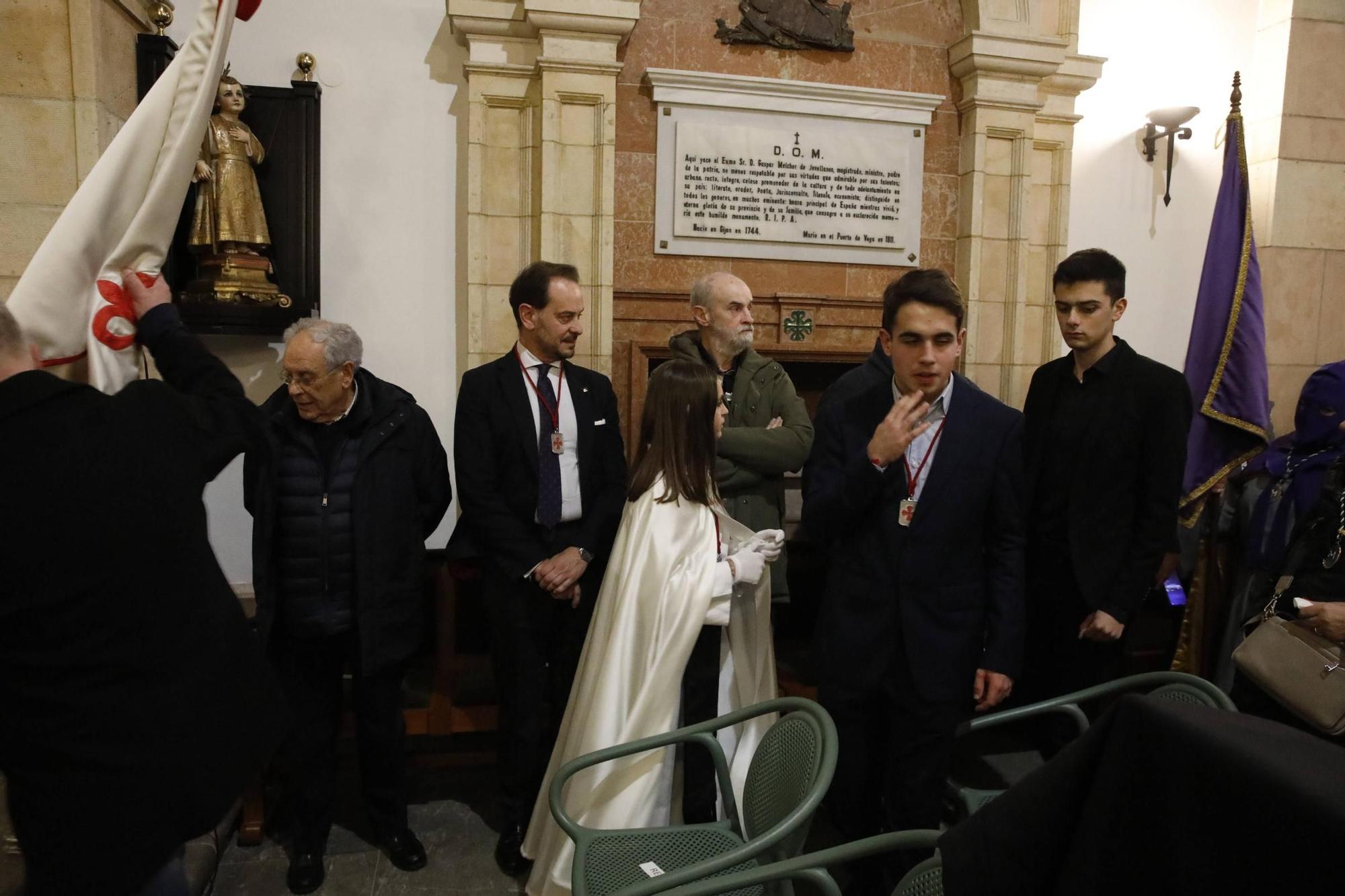 "Aire fresco" para la Semana Santa de Gijón: así fue el primer pregón infantil y juvenil