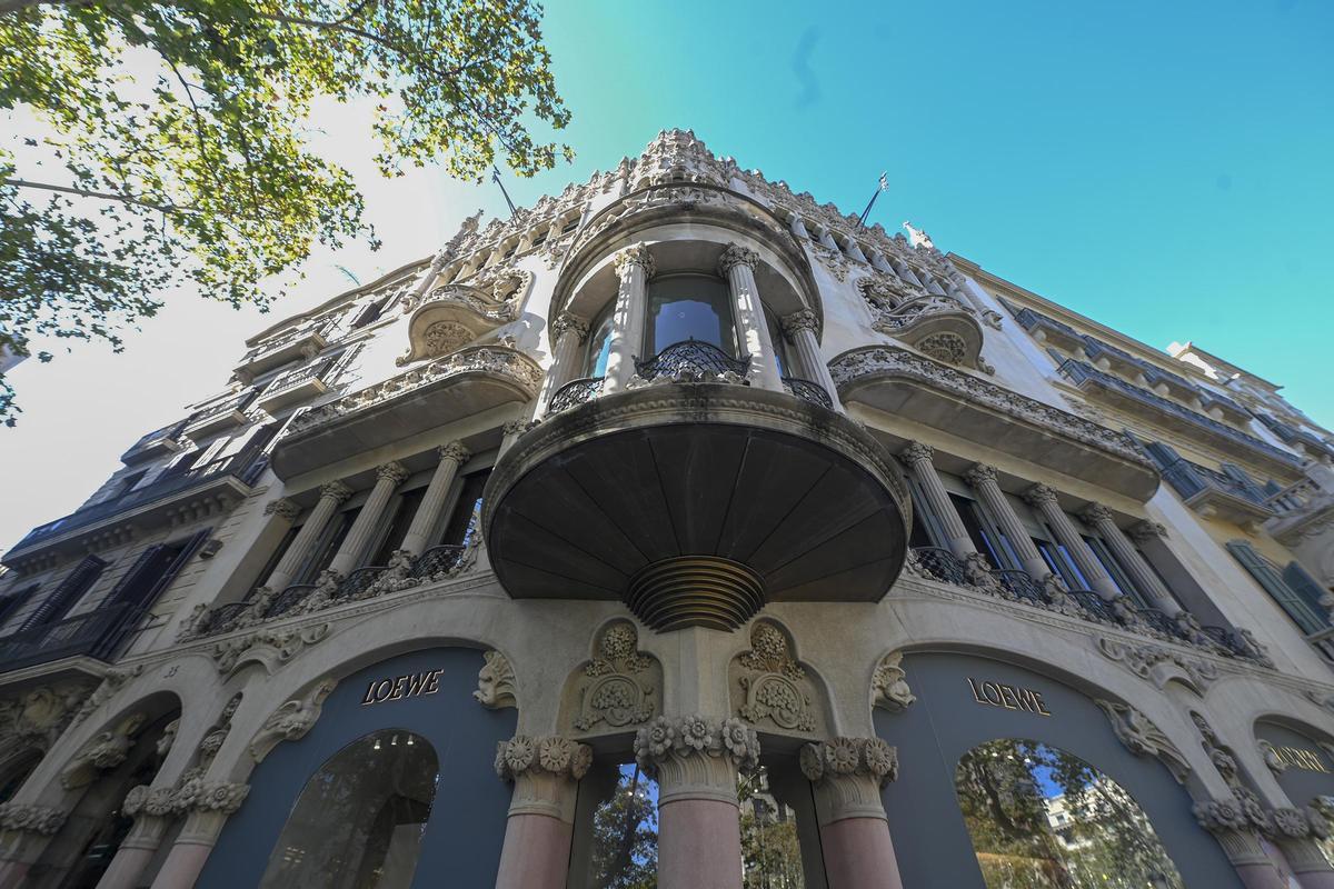 Exterior de la casa Lleó i Morera, abierta con motivo de las jornadas Open House.