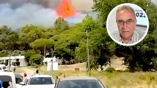 El alcalde de Tarifa sobre el incendio: "Mi miedo es que llegue la noche"