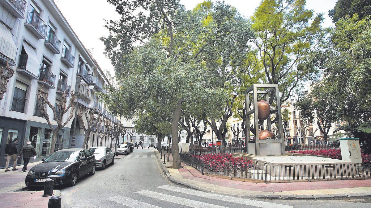 Dos edificios de la plaza Camachos, en el barrio del Carmen de Murcia, estarán protegidos