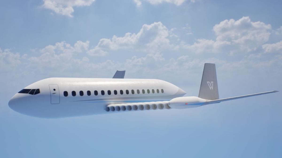 Revolución aérea: un avión de 22 motores funcionará para 2050