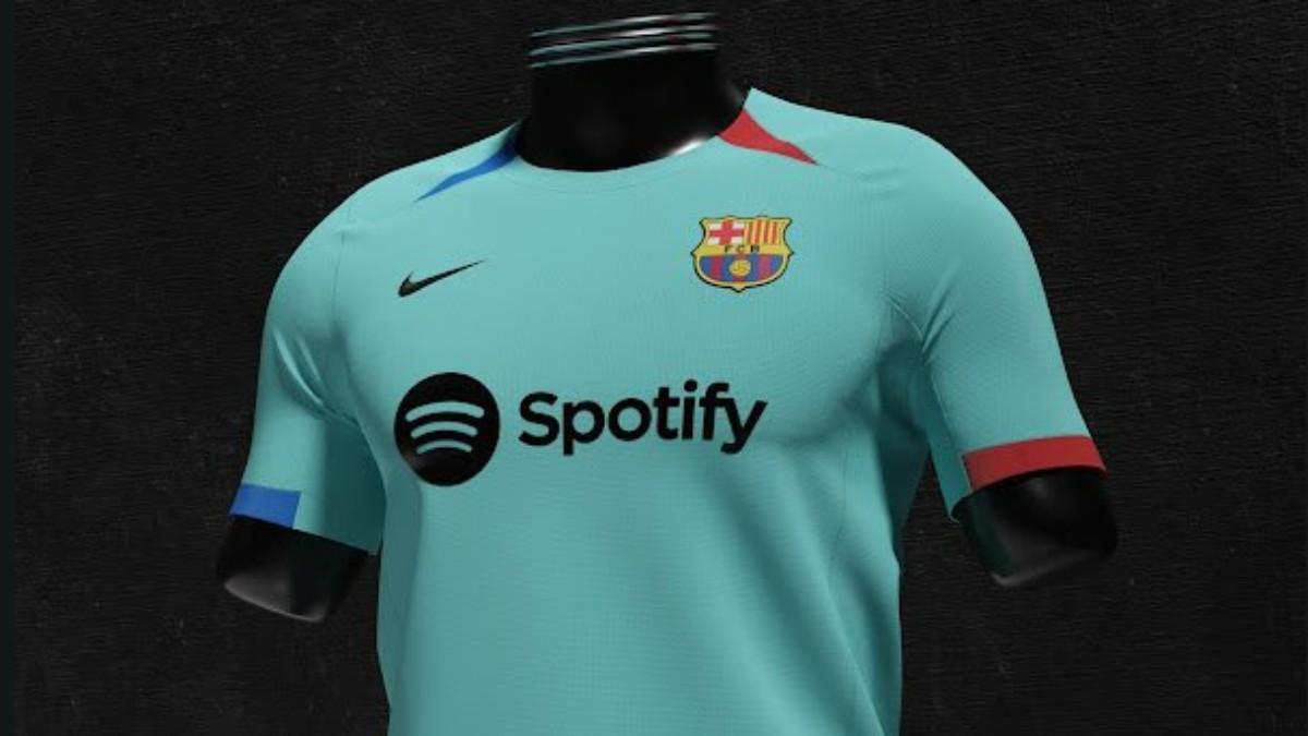 Barcelona's mint third kit for 202324 season leaked